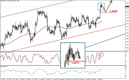التحليل اليومي للعملات - الرسم البياني لزوج اليورو مقابل الدولار